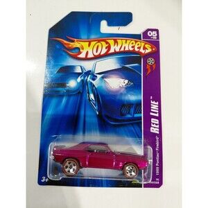 NIP Hot Wheels Red Line 1:64 Die Cast 1969 Pontiac Firebird Muscle Car